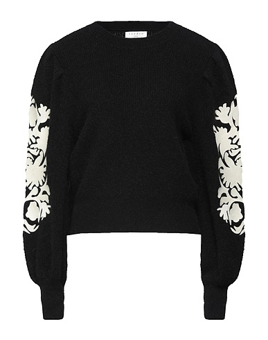 SANDRO Sweater Black 33% Alpaca wool, 33% Wool, 31% Polyamide, 3% Elastane