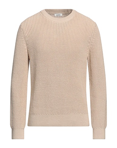 SANDRO Jumper Beige 91% Cotton, 9% Silk