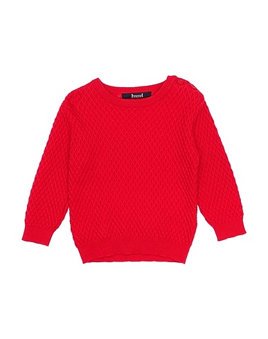 LA MARTINA Jumper Red 55% Cotton, 40% Nylon, 5% Cashmere
