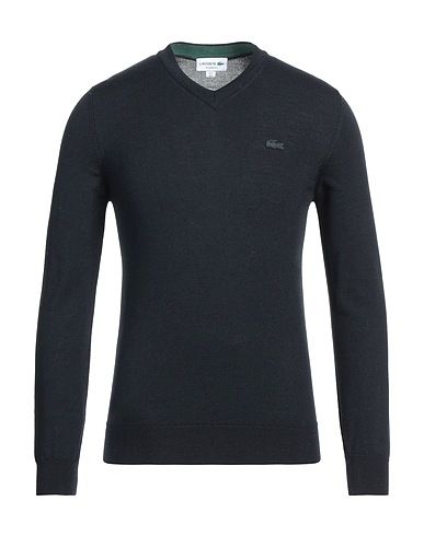 LACOSTE Jumper Black 100% Wool