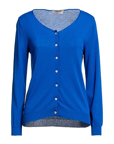 TSD12 Cardigan Bright blue 50% Viscose, 50% Acrylic