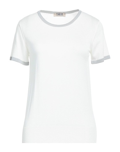 TSD12 Jumper White 50% Viscose, 50% Acrylic