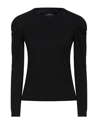 JOHN RICHMOND Jumper Black 50% Viscose, 28% Polyester, 22% Nylon