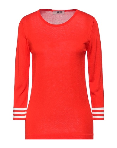 TSD12 Pullover Rosso 50% Viscosa, 50% Acrilico