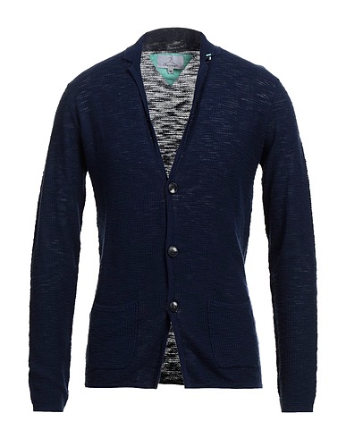 BERNA Cardigan Blue 100% Cotton