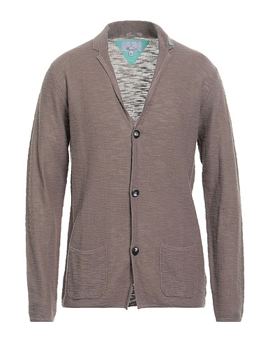 BERNA Strickjacke Hellbraun 100% Baumwolle