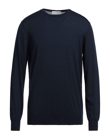 FILIPPO DE LAURENTIIS Sweater Midnight blue 70% Super 140s Wool, 20% Silk, 10% Cashmere