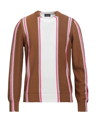 DRUMOHR Jumper Camel 100% Cotton