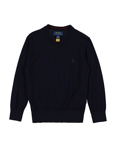 POLO RALPH LAUREN Jumper Midnight blue 100% Wool