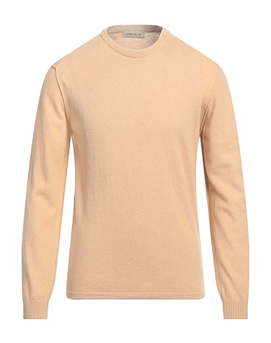 WOOL & CO Jumper Sand 45% Merino Wool, 25% Viscose, 25% Polyamide, 5% Cashmere