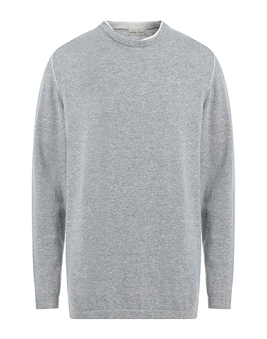 WOOL & CO Jumper Light grey 45% Merino Wool, 25% Viscose, 25% Polyamide, 5% Cashmere