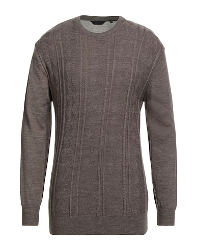 EXTE Jumper Khaki 70% Wool, 30% Acrylic