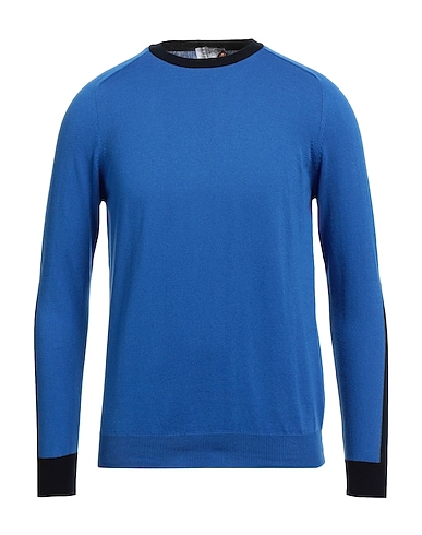 HERITAGE Jumper AZZURRO 100% Cotton