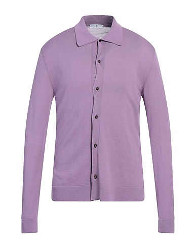 PT Torino Cardigan Lilla 70% Cotone, 30% Seta