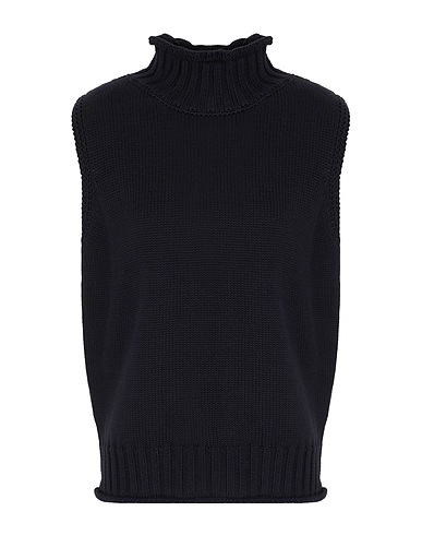 8 by YOOX Sleeveless sweater Black 100% Organic cotton