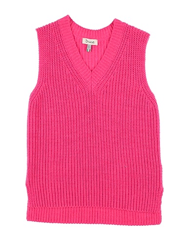 DIXIE Sleeveless sweater Fuchsia 74% Acrylic, 26% Polyester