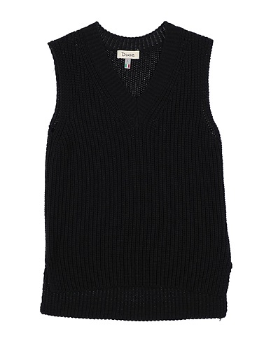 DIXIE Maglia Gilet Nero 74% Acrilico, 26% Poliestere