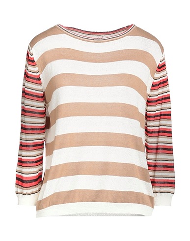 CROCHÈ Jumper Camel 85% Viscose, 8% Polyamide, 7% Polyester