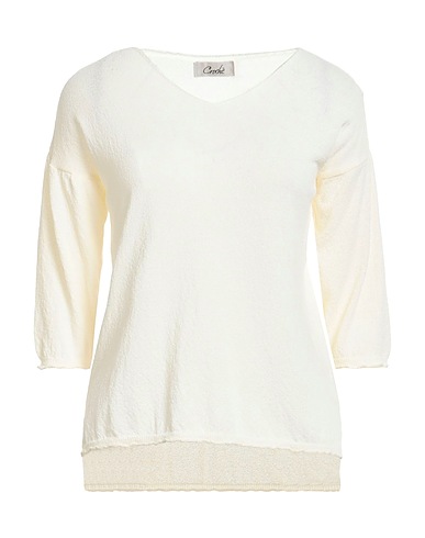 CROCHÈ Sweater Cream 70% Viscose, 30% Polyamide