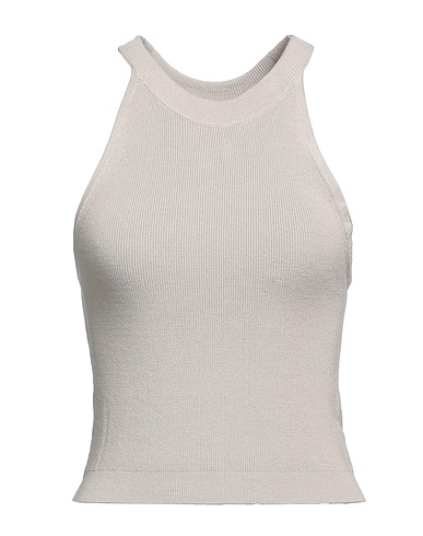 VICOLO Top Grigio chiaro 72% Viscosa, 28% Poliestere