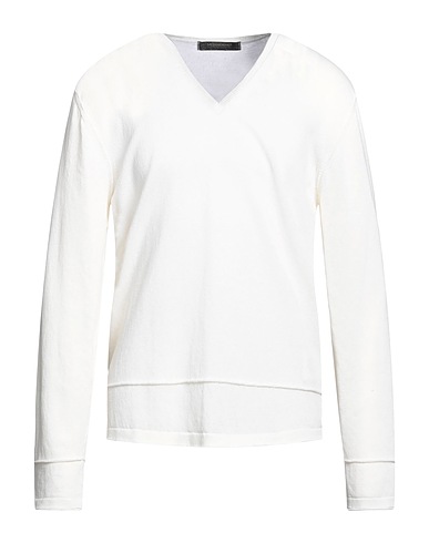 MESSAGERIE Pullover Weiß 88% Baumwolle, 12% Polyamid