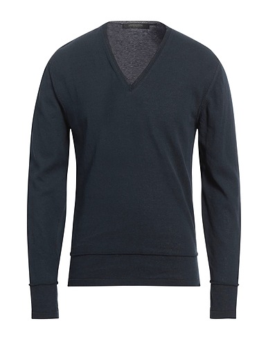MESSAGERIE Jumper Navy blue 88% Cotton, 12% Polyamide