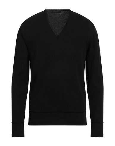 MESSAGERIE Sweater Black 88% Cotton, 12% Polyamide