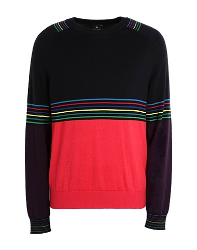 PS PAUL SMITH Jumper Black 60% Cotton, 30% Nylon, 10% Merino Wool