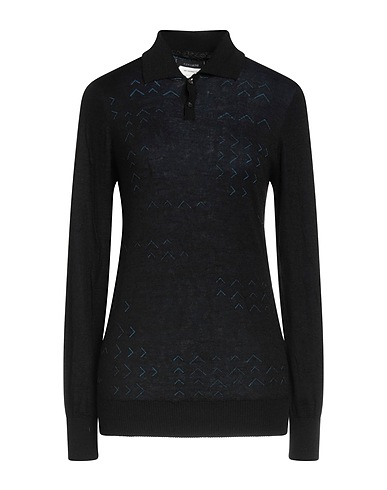 CIVIDINI Jumper Black 74% Baby llama wool, 26% Nylon, Cotton