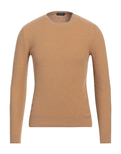 ZANONE Pullover Cammello 70% Lana Vergine, 30% Cachemire