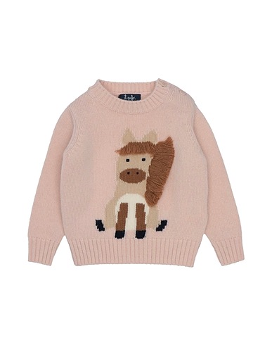 IL GUFO Sweater Blush 100% Virgin Wool