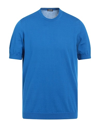 DRUMOHR Jumper Bright blue 100% Cotton