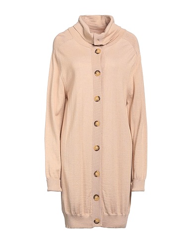DISTRETTO 12 Cardigan Beige 50% Wool, 50% Acrylic