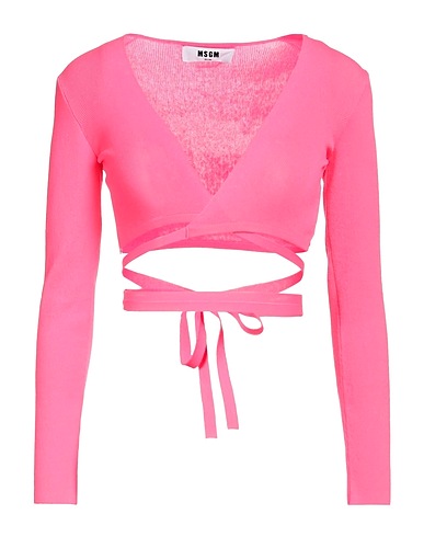 MSGM Shrug Fuchsia 90% Polyester, 6% Polyamide, 4% Elastane