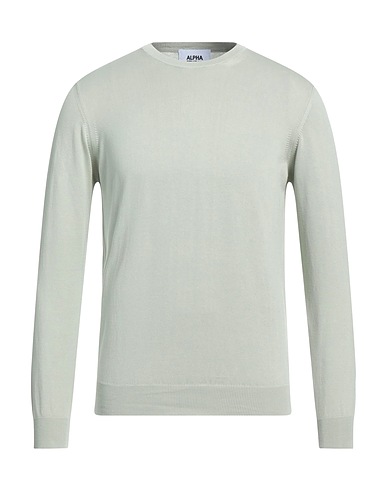 ALPHA STUDIO Sweater Sage green 100% Cotton