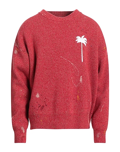 PALM ANGELS Cashmere jumper Red 97% Cashmere, 3% Wool, Polyester