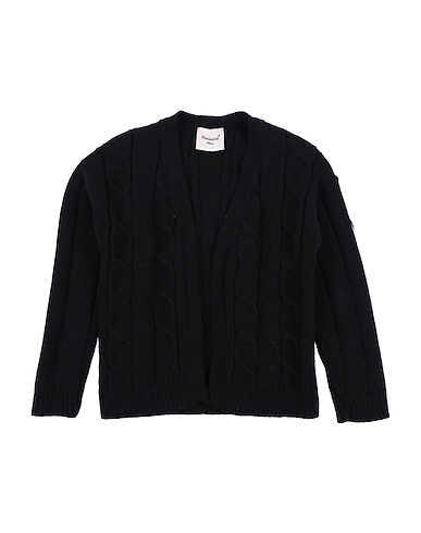 MARIUCCIA Cardigan Black 52% Viscose, 28% Polyester, 20% Polyamide