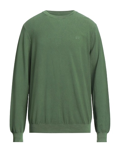SUN 68 Jumper Military green 100% Cotton