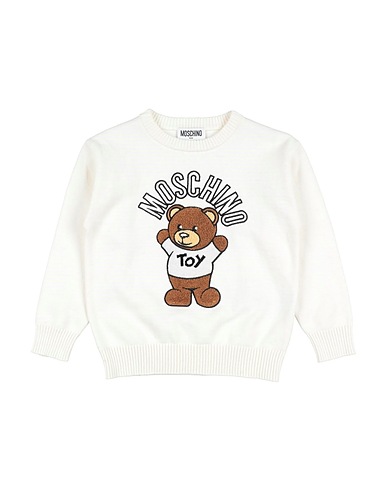 MOSCHINO TEEN Pullover Avorio 80% Cotone, 20% Lana, Poliestere
