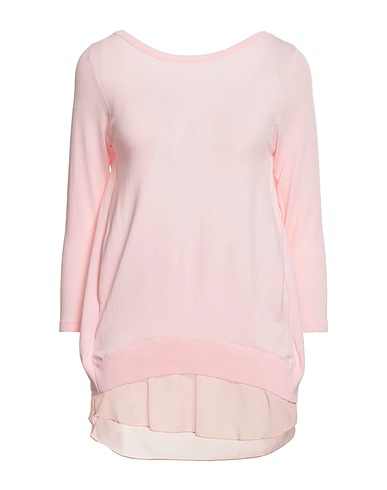 ALESSIA SANTI Pullover Rosa chiaro 65% Viscosa, 35% Poliammide