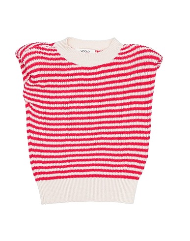 VICOLO Jumper Red 100% Cotton
