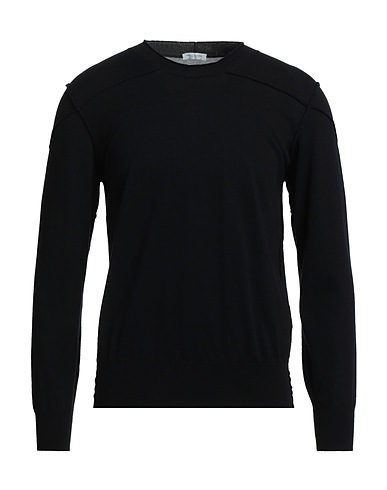 PAOLO PECORA Jumper Black 100% Cotton
