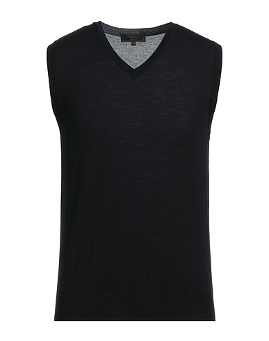 CANALI Sleeveless sweater Black 100% Merino Wool