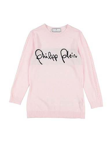 PHILIPP PLEIN Pullover Rosa chiaro 45% Lana Vergine, 28% Viscosa, 13% Poliammide, 8% Cachemire, 6% Fibra di metallo