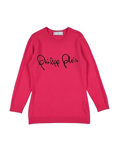 PHILIPP PLEIN Pullover Fucsia 45% Lana Vergine, 28% Viscosa, 13% Poliammide, 8% Cachemire, 6% Fibra di metallo