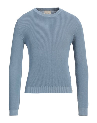 BROOKSFIELD Jumper Light blue 100% Cotton