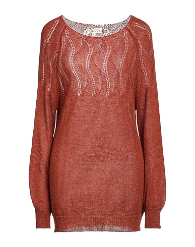LOCAL APPAREL Jumper Rust 36% Acrylic, 30% Polyacrylic, 30% Mohair wool, 4% Wool