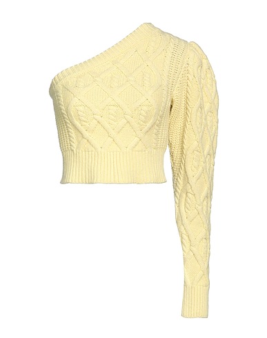 WANDERING Jumper Pastel yellow 78% Wool, 22% Polyamide