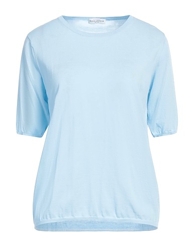 BALLANTYNE Jumper Light blue 100% Cotton