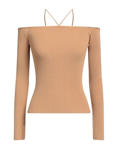 DONDUP Jumper Camel 98% Viscose, 2% Elastane
